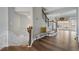 Inviting foyer with beautiful hardwood floors, staircase and lots of natural light at 4855 Payson Se Ter # 3, Atlanta, GA 30339