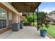 Ground floor patio with green space, perfect for outdoor living at 4855 Payson Se Ter # 3, Atlanta, GA 30339