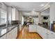Well-designed kitchen offering granite countertops and open layout to the dining and living spaces at 2190 Stephen Long Ne Dr, Atlanta, GA 30305