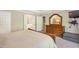 Relaxing main bedroom with a view into the ensuite bathroom at 2190 Stephen Long Ne Dr, Atlanta, GA 30305
