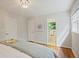 Bedroom features include a ceiling fan, closet, hardwood floors and a bathroom at 225 River Springs Dr, Sandy Springs, GA 30328