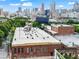 Aerial view of Atlanta Brush Co. with skyline in the background at 19 Hilliard Se St # 13, Atlanta, GA 30312