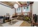 Functional home office featuring exposed brick, neutral walls and industrial ductwork at 19 Hilliard Se St # 13, Atlanta, GA 30312