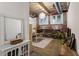 Bright home office with exposed brick, desk, and windows in a loft-style space at 19 Hilliard Se St # 13, Atlanta, GA 30312
