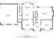 Detailed first floor plan showing kitchen, garage, living and Gathering rooms at 214 Jamestown Ave, Jonesboro, GA 30236