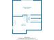 Basement floorplan featuring a recreation room, utility room and hall at 3322 Northcrest Rd # A, Atlanta, GA 30340