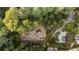 Aerial image of a community playground, with shaded benches, play structures, and walking path at 905 Stovall Ne Blvd, Atlanta, GA 30319