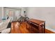 Cozy dining area with hardwood floors and access to the outdoor space, ideal for everyday meals and entertaining at 1364 Keys Crossing Ne Dr, Atlanta, GA 30319