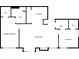 Floor plan showing the layout of the home, including the bedrooms, bathrooms, and living areas at 1364 Keys Crossing Ne Dr, Atlanta, GA 30319