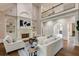 Open living room with fireplace and view of balcony at 314 Caruso Ct, Sandy Springs, GA 30350