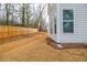 Spacious backyard with a wooden fence, offering a private outdoor space at 4700 Blake Loop, Atlanta, GA 30349