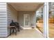 Covered back patio is ideal for outdoor cooking and entertaining at 4700 Blake Loop, Atlanta, GA 30349