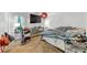 Bedroom with carpet flooring and plenty of light from the large window at 4817 Overland Dr, Powder Springs, GA 30127