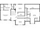 Upper floorplan featuring several bedrooms, bathrooms, walk-in closets, and an attic at 4817 Overland Dr, Powder Springs, GA 30127