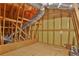 Unfinished attic space provides potential for storage or future expansion at 1585 Oak Meadows Ln, Cumming, GA 30041