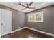 Cozy bedroom featuring hardwood floors, neutral paint, recessed lighting, and a window at 3034 Barksdale Cir, Atlanta, GA 30344
