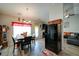 Bright dining area with a four-person table, decorated for fall at 504 Cole Creek Dr, Dallas, GA 30157