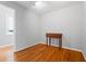 Cozy bedroom featuring hardwood floors and a window providing natural light at 23 Hunting Creek Dr, Marietta, GA 30068