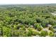 An aerial view of a community with tree-lined streets, mature trees, and lush landscaping surrounding the homes at 4020 Devereux Chase, Roswell, GA 30075