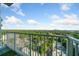 Balcony with a view of the skyline and lush greenery at 250 Pharr Ne Rd # 1814, Atlanta, GA 30305