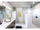 Bathroom features a walk-in shower, double vanity, and bright natural light at 4720 Montane St, Cumming, GA 30028