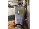 Basement featuring a standard water heater with visible energy guide label at 5317 Kings Hwy, Douglasville, GA 30135