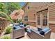 An outdoor patio with cozy seating and a relaxing ambiance at 5613 Lancashire Ln, Cumming, GA 30041
