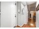 Bright entryway with hardwood floors and modern fixtures leading to the unit's main living areas at 1031 State Nw St # 106, Atlanta, GA 30318