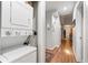 Convenient laundry room area featuring a stackable washer and dryer at 1031 State Nw St # 106, Atlanta, GA 30318