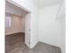 Walk-in closet featuring wood floors, white walls, and a wire shelving system at 1145 Kirkwood Se Ave # 14, Atlanta, GA 30316