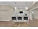 Kitchen with large island, breakfast bar, and stainless appliances at 415 Winn Park Ct, Roswell, GA 30075