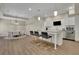 Open kitchen with island, breakfast bar, and stainless steel appliances at 415 Winn Park Ct, Roswell, GA 30075
