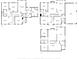 This floorplan of all levels features layouts of the basement, main level, and upper level at 125 Legacy Way, Oxford, GA 30054