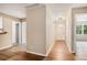 Foyer with wood-look flooring at 273 Apalachee Church Rd, Auburn, GA 30011