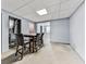 Versatile finished basement area with a table and chairs, perfect for entertaining or recreation at 504 Hillcrest Cross Rd, Canton, GA 30115