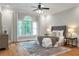 Bedroom featuring an area rug, ceiling fan and natural light at 5145 Saddlebred Ln, Cumming, GA 30028