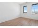 Bright bedroom with light-colored floors and a view at 675 Drewry Ne St # 205, Atlanta, GA 30306