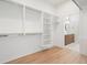 Spacious walk-in closet with shelving and bathroom view at 675 Drewry Ne St # 205, Atlanta, GA 30306