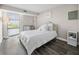 Bright bedroom with a large window and hardwood floors at 375 Ralph Mcgill Ne Blvd # 707, Atlanta, GA 30312