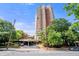 Exterior view of the building and entrance with ample parking at 375 Ralph Mcgill Ne Blvd # 707, Atlanta, GA 30312