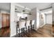 An eat-in kitchen with modern bar stool seating with a view to the kitchen at 375 Ralph Mcgill Ne Blvd # 707, Atlanta, GA 30312