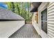 Wide back deck looking towards the back of the home and yard at 500 Pomoma Circle Sw, Atlanta, GA 30315
