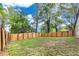 A spacious backyard featuring a new wooden fence provides privacy and enhances the outdoor living space at 500 Pomoma Circle Sw, Atlanta, GA 30315