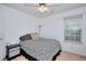 Bedroom with a double bed and nice natural light at 5765 Woodstone Dr, Cumming, GA 30028