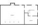 Basement level floor plan highlighting layout of basement and recreation room at 6133 Post Rd, Douglasville, GA 30135