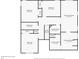 Second floor plan showing bedrooms, bathrooms and closets at 700 Mill Creek Cv, Canton, GA 30115