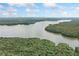Expansive aerial view of Lake Hartwell showcasing the wooded shoreline and blue skies at 701 Robert Ln, Canton, GA 30114