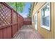 Back deck with lattice privacy screen and a view of the backyard at 636 Cameron Street Se St, Atlanta, GA 30312
