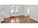 Bright bedroom featuring hardwood floors, natural light, and neutral paint at 636 Cameron Street Se St, Atlanta, GA 30312