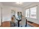 Bright dining room featuring hardwood floors and a modern light fixture at 636 Cameron Street Se St, Atlanta, GA 30312